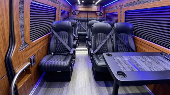 18 passenger sprinter van interior redlands