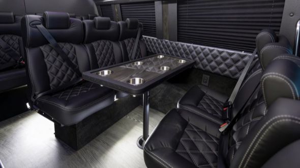 rialto 10 passenger sprinter van interior