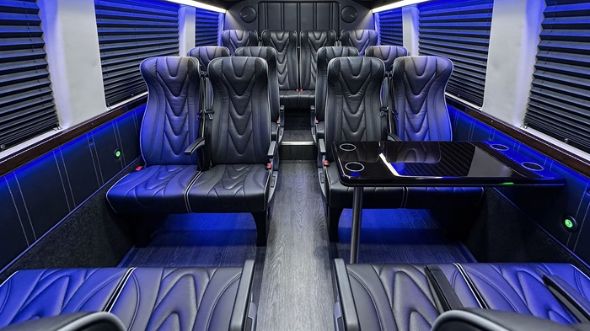 rialto 20 passenger sprinter van interior
