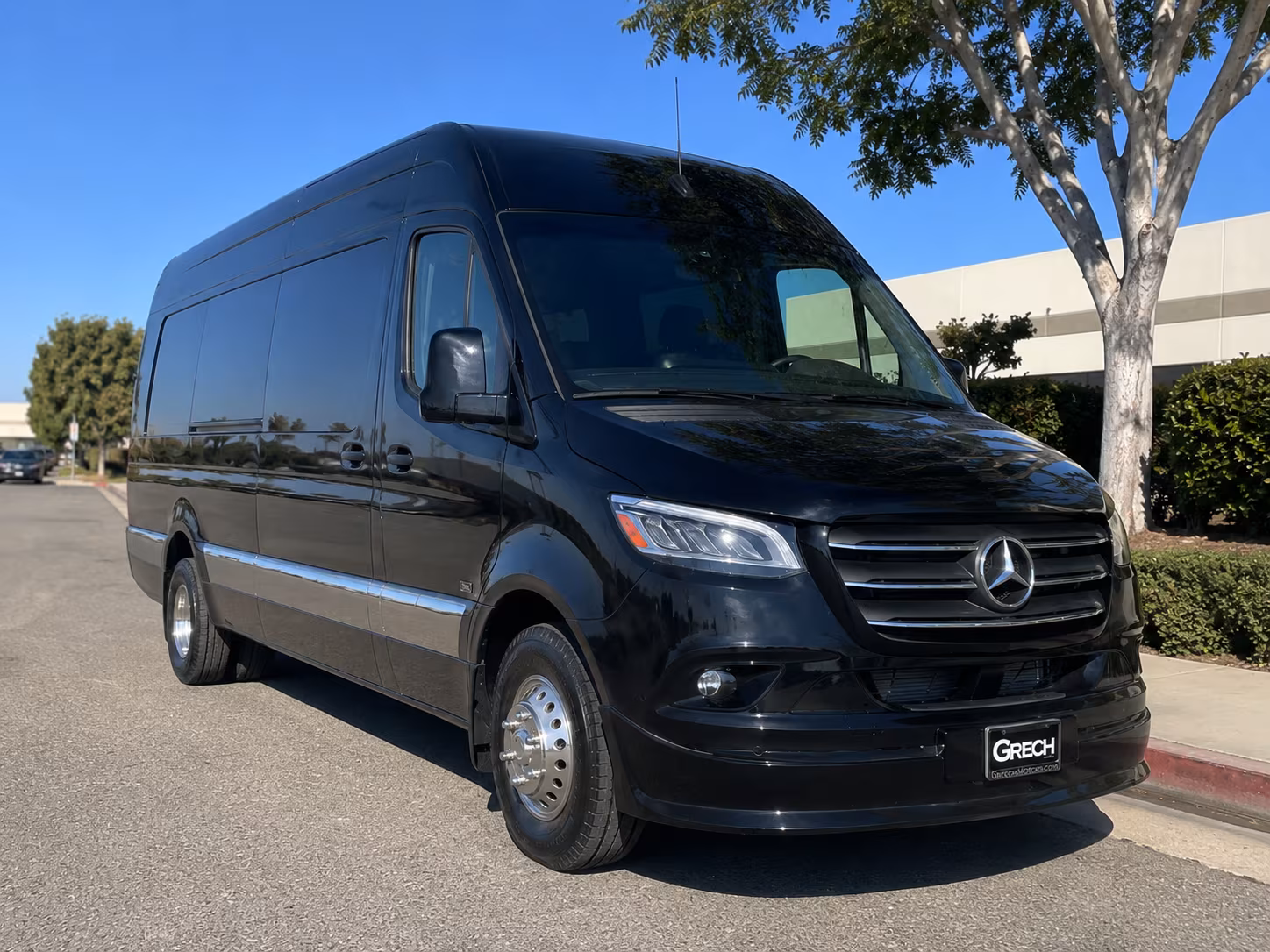 conference and convention attendee sprinter van transportation in rialto