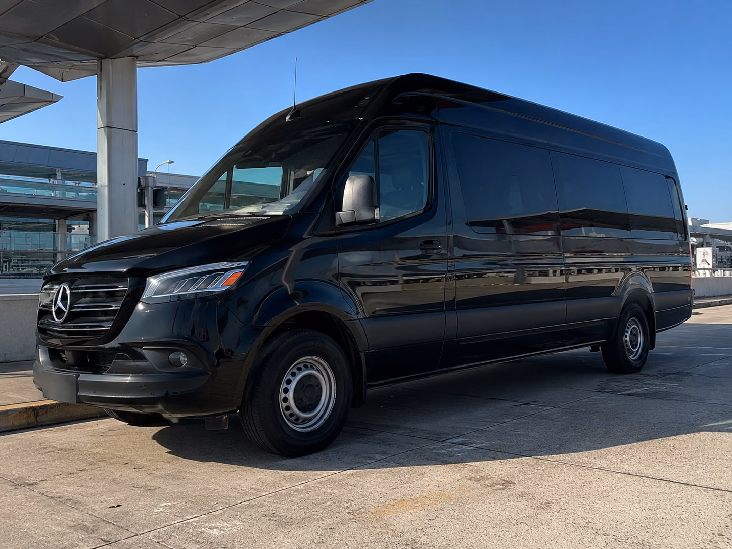 private night out sprinter van transportation for friend groups and anniversary celebrations in rialto