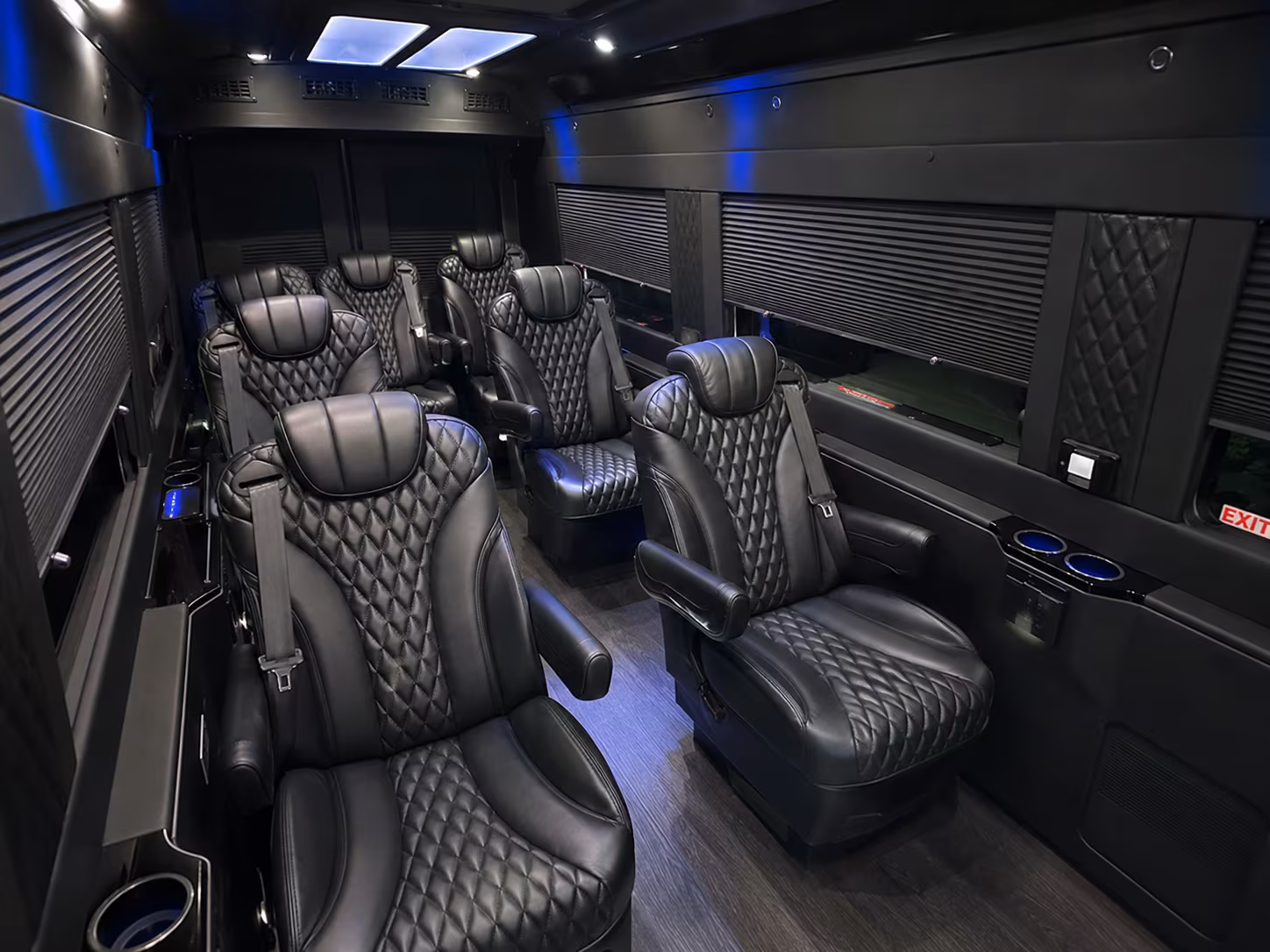 rialto 12 passenger sprinter van inside