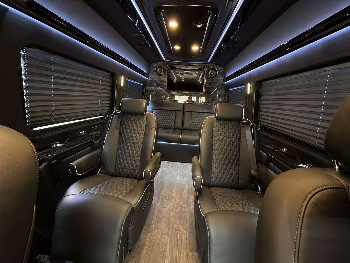 rialto 18 passenger sprinter van inside