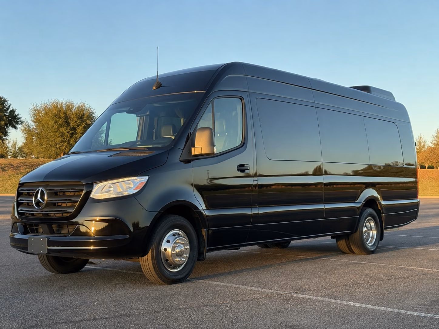 rialto wedding sprinter van rental