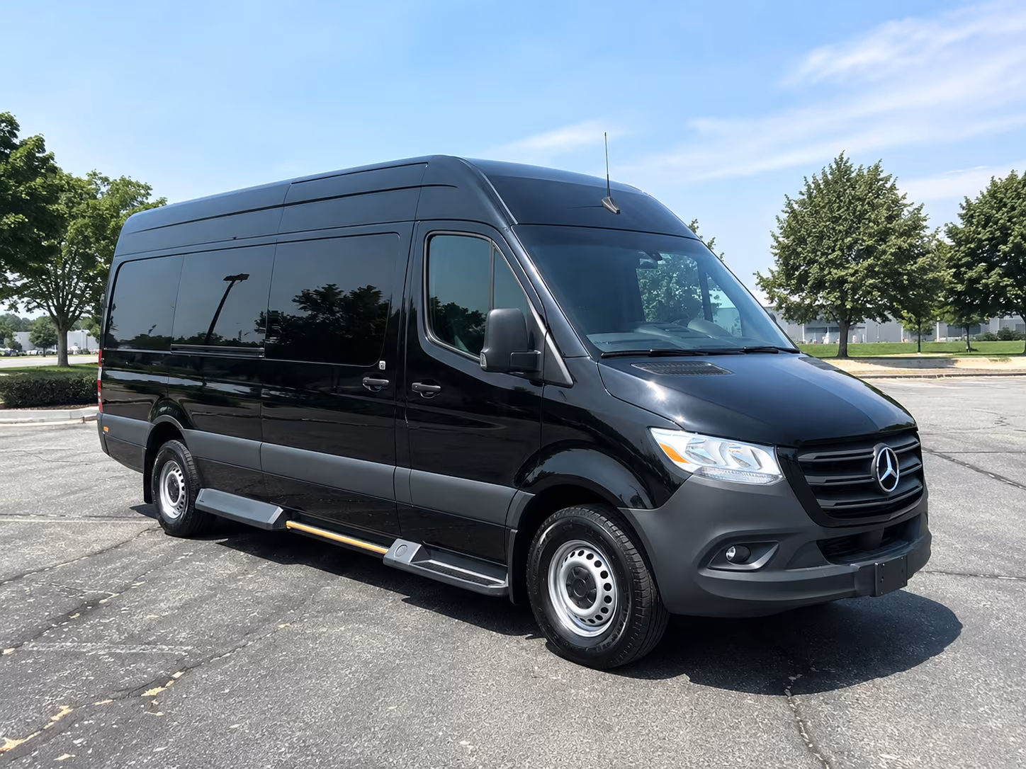 sprinter van rentals for parent coordinated group bookings with set pickup and return times in rialto