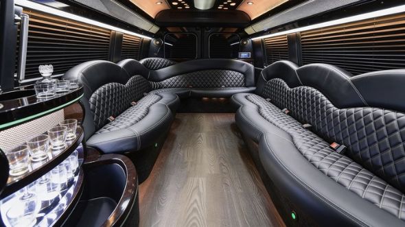 sprinter limousine inside rialto